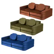 Playpals 12PCS Modular Kids Play Couch Inspiring Child Creativity Foam Sofa