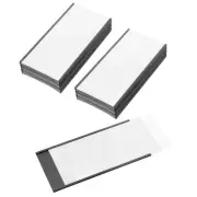 25 Pcs Magnetic Label Holder 6" x 3" with Paper Inserts C Channel