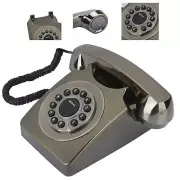 Vintage Antique European Style Old Fashioned Dial Phone Handset Telep Fit