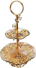 DimyFew Tier Stand Display Dessert Plates Dry Food Display Plates Fruit Stand for Parties