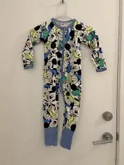 bonds X Disney zip wondersuit Original 1st release Mickey & Friends Sz 2 K35