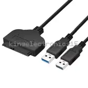 2.5 Inch USB 3.0 To SATA 22 Pin Hard Disk Driver SSD Adapter Connector Cable