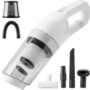 Handheld cordless vacuum cleaner, Car accessories portable 10000PA high power wireless rechargeable Hepa vacuum cleaner for auto detailing, Household small wet dry pet hair carpet sofa bed cleaner