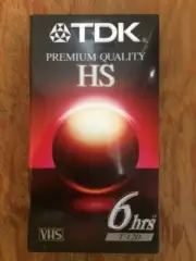 NEW TDK Premium Quality HS 6 Hours T-120 Blank VHS VCR Tape