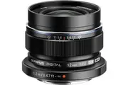 Olympus M.ZUIKO DIGITAL ED 12mm f2.0 Black Lens