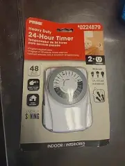 new 15-Amp 2-Outlet Mechanical Residential Plug-in Countdown Function TimerGrown