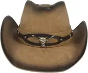 [APLVFFZH] Cowboy Hat Props Decor Adults Versatile Sun Hat for Outdoor Camping Hiking Khaki