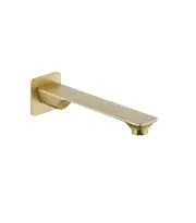 HC Bateau Brushed Gold Rectangle Bath Outlet