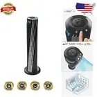 Sleek 29" Indoor Tower Fan with Remote, Timer & Non-Oscillating Design - Black