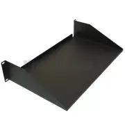 2 Space Cantilever Keyboard Server Monitor Rack Mount Shelf - 19" 2U 10" Deep