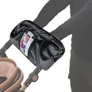 Windproof Thickened Baby Stroller Warm Gloves,Soft and Comfortable Stroller Gloves Hand Muff, Pocket Design Stroller Mittens for Handlebars（Black）