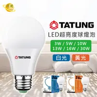 在飛比找蝦皮購物優惠-LED 燈泡 Tatung 大同 燈泡 LED 高流明節能球