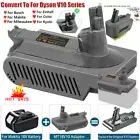 Battery Adapter For Milwaukee Makita Ryobi Bosch Ozito Convert to Dyson V10 SV12
