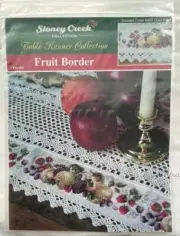 Fruit Border Table Runner Collection Stoney Creek Cross Stitch Chart Pak TRC001