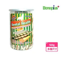 在飛比找momo購物網優惠-【Bone Plus】綜合雙色潔牙軟笛酥罐裝500G(狗零食