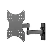 Goobay TV Wall Mount Bracket BASIC Swivels Tilts Extends Double Arm Full Motion S2 Dual Arm 23-42 Inches