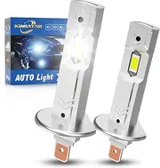 KIMLATAR H1 LED Bulbs Super Bright 30000LM 600% Xenon White H1/H1LL Bulbs Halogen Raplacement Fog Light Pack of 2