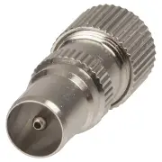 75 Ohm Metal Line TV Plug