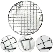 Round Stainless Steel Grid Net Baking Tray Precise Welding Mirror Polished