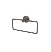 Phoenix Radii Hand Towel Holder Round Plate Gun Metal