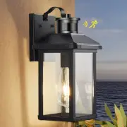 Motion Sensor Outdoor Lights Porch Light Dusk to Dawn Exterior Lighting Fixtu...