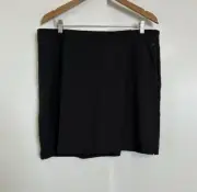 GREG NORMAN Black Skort NWT Size 16 Golf Tennis Pickleball