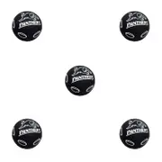 5PK NRL Penrith Panthers NRL Super-High Bounce Ball 60mm - Black