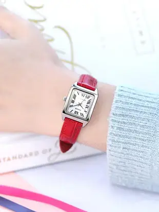 2022年新款casio卡西歐手錶女潮流時尚方形指針女士防水LTP-V007