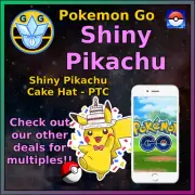 Shiny Pikachu - Cake Hat - Pokémon GO - Pokemon Mini P T C - 50-100k!