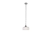 Nirvana Modern Glass Shade Pendant Lamp Light Satin Chrome