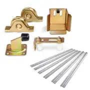 NNEDSZ Roller Guide Gate Opener Track Stopper Sliding Hardware Accessories Kit
