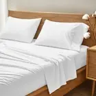 THREAD SPREAD 100 Organic Cotton Bed Sheet Set Crisp and Cooling Percale Weave