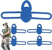 Fishing Rod Hook Keeper | Set of 5 Rubber Fish Bait Keeper,High Elasticity, Multi-Functional Fishing Tackle Accessories for Saltwater Freshwater