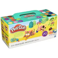 在飛比找PChome24h購物優惠-【培樂多Play-Doh】創意DIY黏土 繽紛20色黏土組 