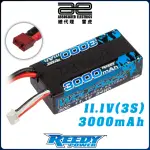 【TEAM ASSOCIATED 阿蘇仕】REEDY WOLFPACK 3S短版硬殼鋰電池 3000MAH 30C 11.1V DEPY759(遙控車 鋰電池)