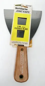 Vintage 1979 Stanley Workmaster Joint Knife 5" Flexible Blade 28-538 USA NOS