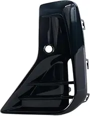 CLZCNQLX Front Bumper Fog Lamp Trim Grille Cover Frame Bezel Hood Lampshape Compatible for BMW X3 X4 iX3 M Sport 2022 2023(1pc Left)