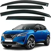 Side Window Deflector, Compatible with Nissan Qashqai J12 2023-2025 Car Window Visor Weathershield Sun Rain Guard