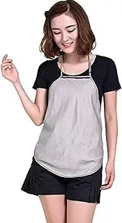 [CIADAZ] Anti-Radiation Maternity Clothes Washable Silver Fiber Vest 5G EMF Pregnant Womens Anti-Radiation Bellyband-1