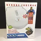 George Foreman Lean Mean Fat Reducing Grilling Machine GR10A WHT With Sponges
