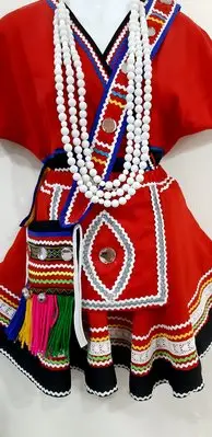 在飛比找Yahoo!奇摩拍賣優惠-原住民手工藝品※民俗風..原住民改良服飾.阿美族服飾.跳舞用