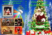 BLACK VIRTUAL SANTA PROJECTOR #1 Pro FX with SANTA LARRY JEFFERSON by Jon Hyers