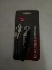 VACU VIN Wine Bottle Opener Double Hinged Corkscrew With A Two-step Motion