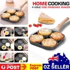 4 Cup Fried Egg Pancake Burger Pan Non Stick Breakfast Egg Pan Cookwares VIC