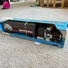 Ertl 1989 Peterbilt Tractor Trailer Sleeper Silver Eagl Pressed Steel New In Box