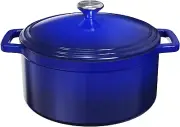 7QT Cast Iron Dutch Oven, Enameled Non-Stick Dutch Oven, round Dutch Oven Pot wi