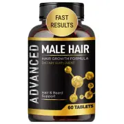 Hair Growth Vitamins For Men-Anti Hair Loss Support Vitamins Pills & Dht Bloc...
