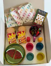 American Girl Of Today Birthday Cookout Dishes And Food By Pleasant Company