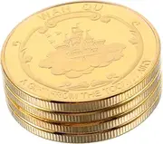 Kisangel Pcs Boys and Girls Tooth Souvenir Coins Decorative Craft Coins Reward for Boys and Girls Fine Workmanship