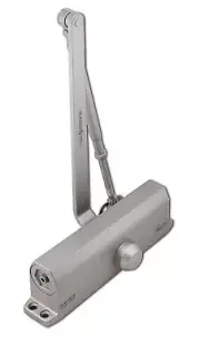 Cal-Royal 500-PBF AL Door Closer, Aluminum FInish